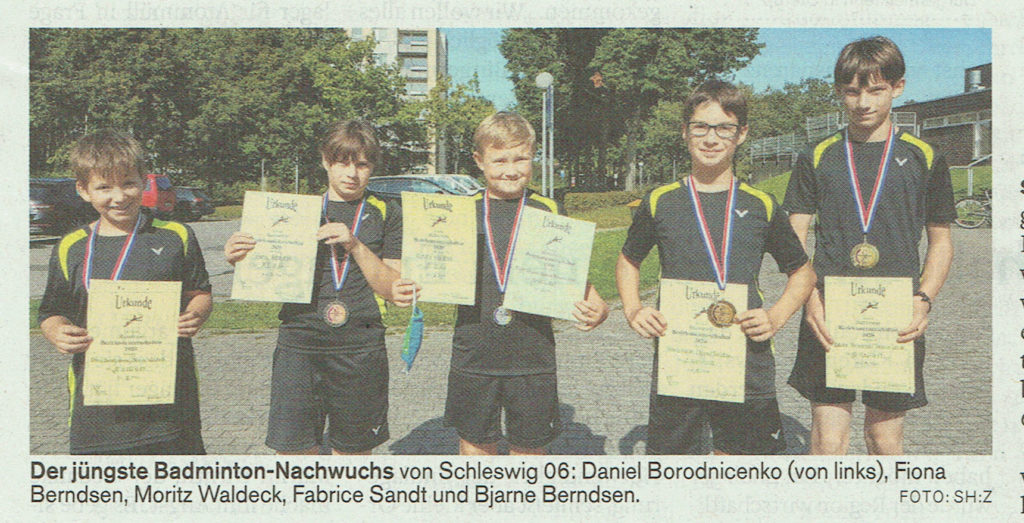 Badminton-Nachwuchs bei Bezirksmeisterschaft erfolgreich